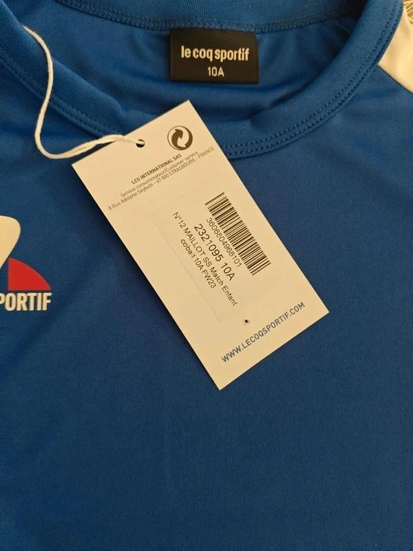 Le Coq Sportif blue jersey size 10 years – photo 6